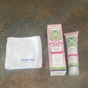 Human+Kind Vegab Double Cleanser For Sendative Skin 3.3 fl oz NIB